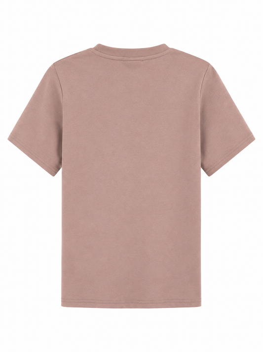 Camiseta mangas cortas marrón