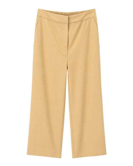 Pantalón recto verde oliva