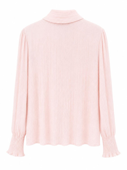 Camisa lazada rosa palo