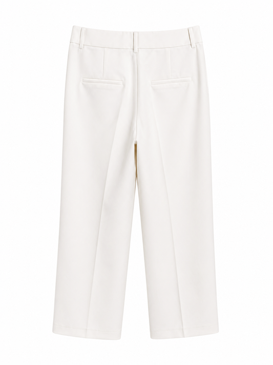 Pantalón blanco de pinzas