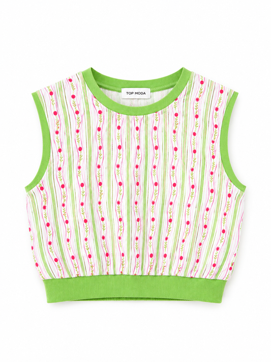 Conjunto estampado verde
