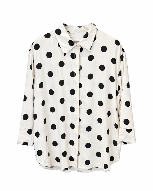Conjunto camisero lunares