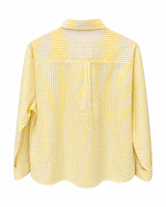 Camisa rayas amarilla
