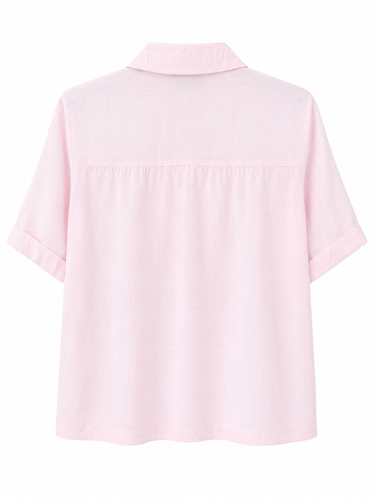 Camisa rosa palo