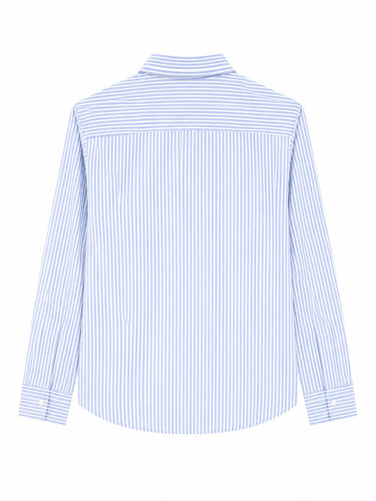 Camisa de rayas celeste