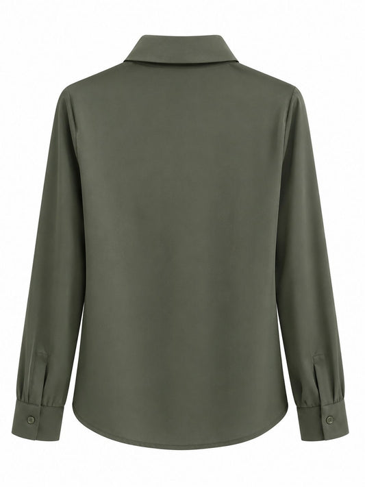 Camisa verde botella