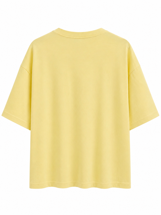 Camiseta amarilla básica