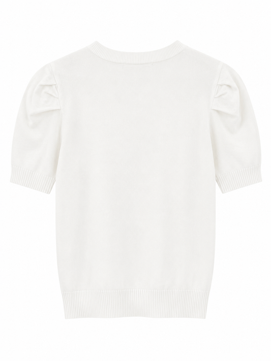 Chaleco de hilo blanco