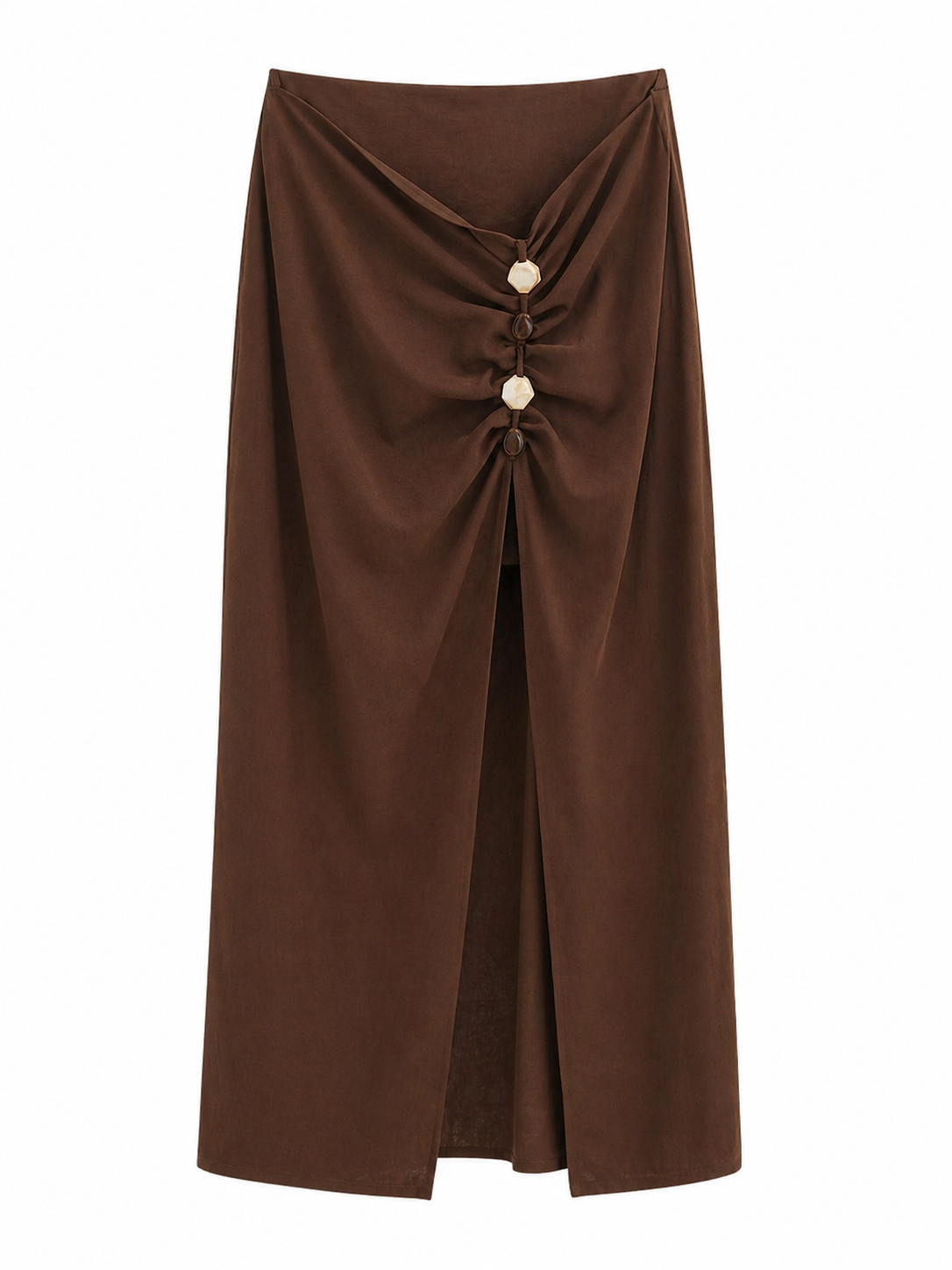 Conjunto lino marrón