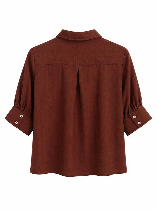 Camisa teja lino