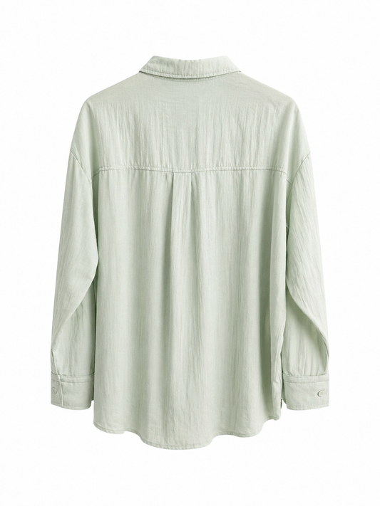 Camisa verde agua volante