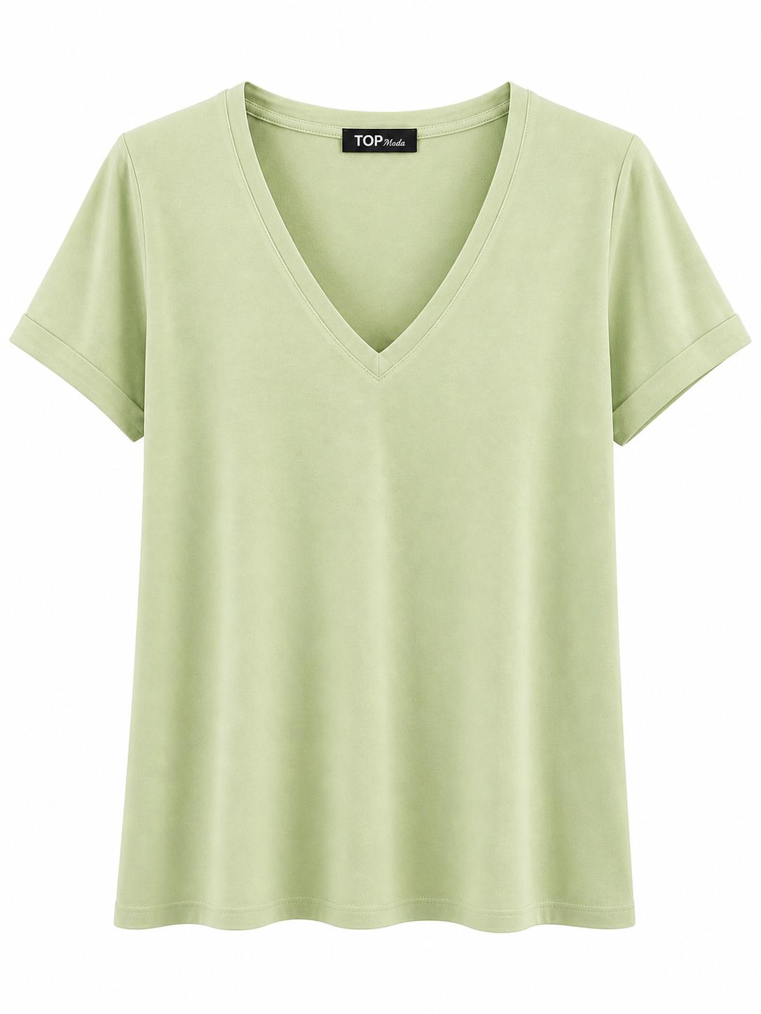 Camiseta lisa verde