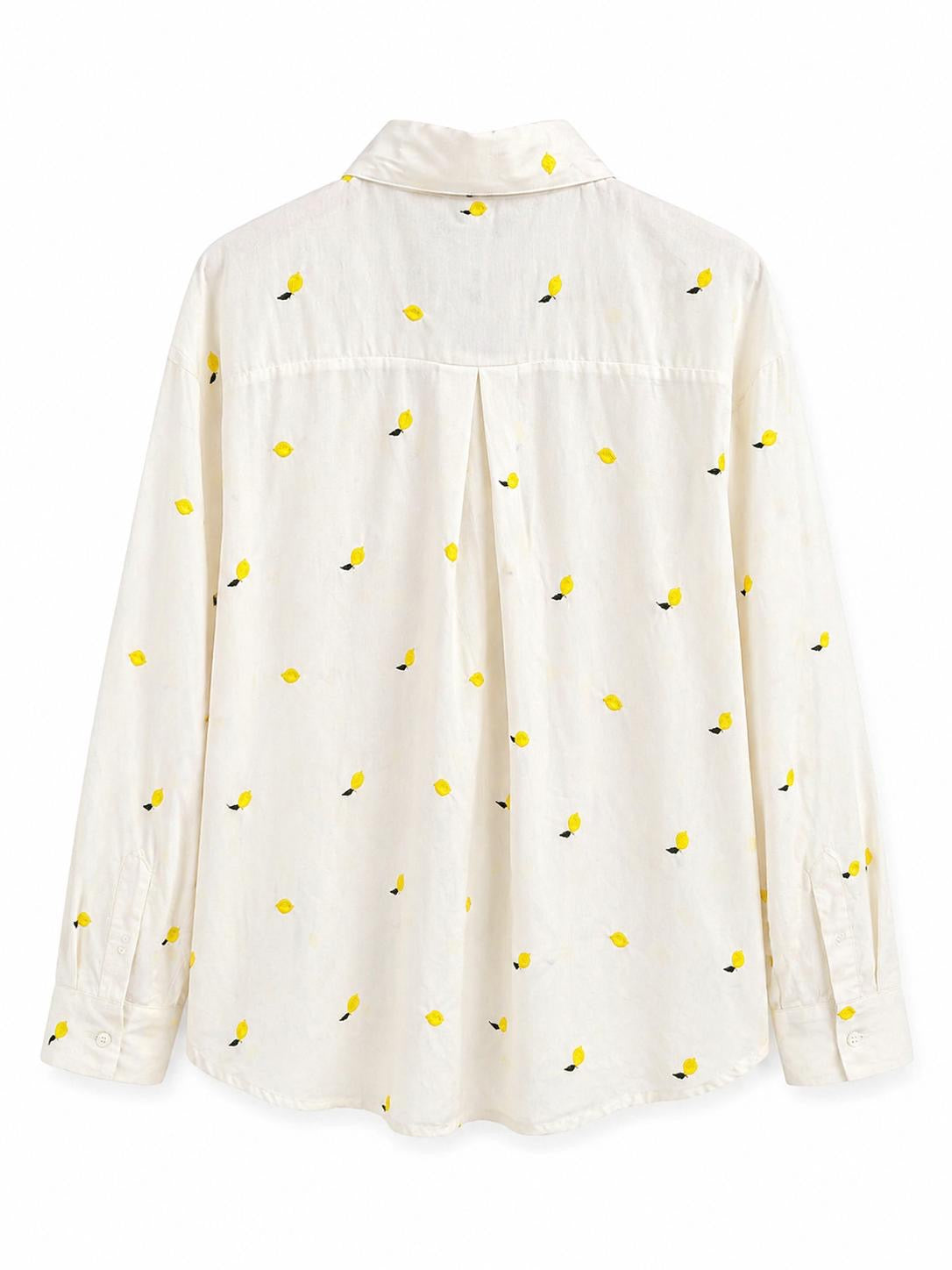 Camisa blanca limones