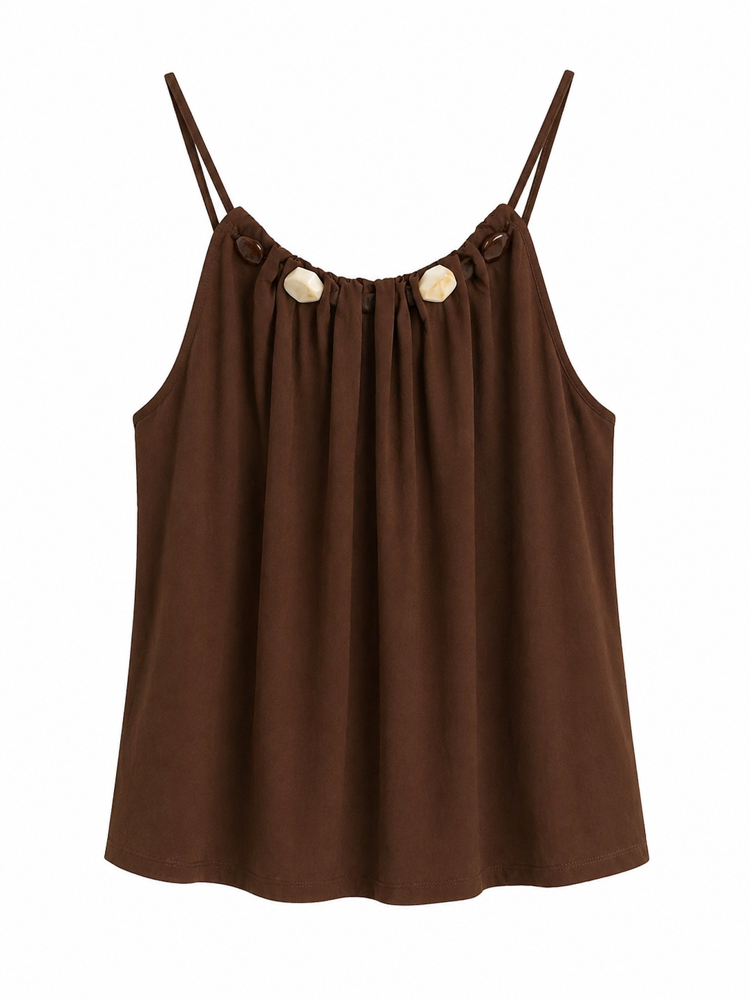 Conjunto lino marrón