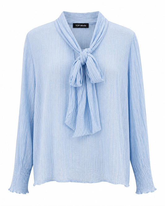 Camisa lazada azul