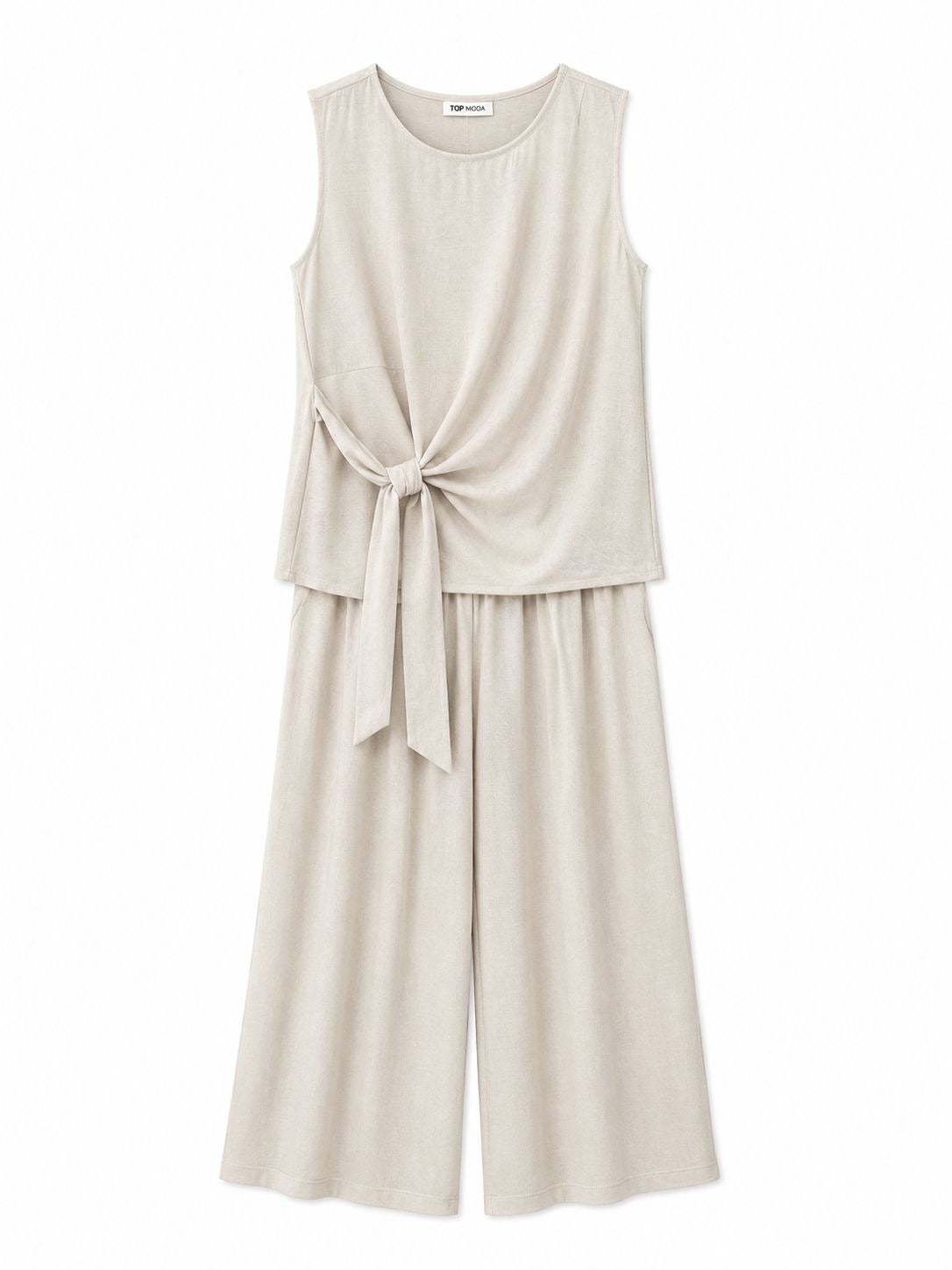 Conjunto lazo beige