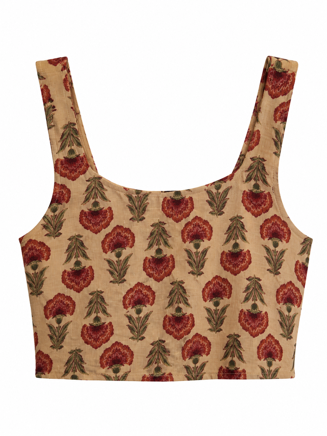 Top floral coral