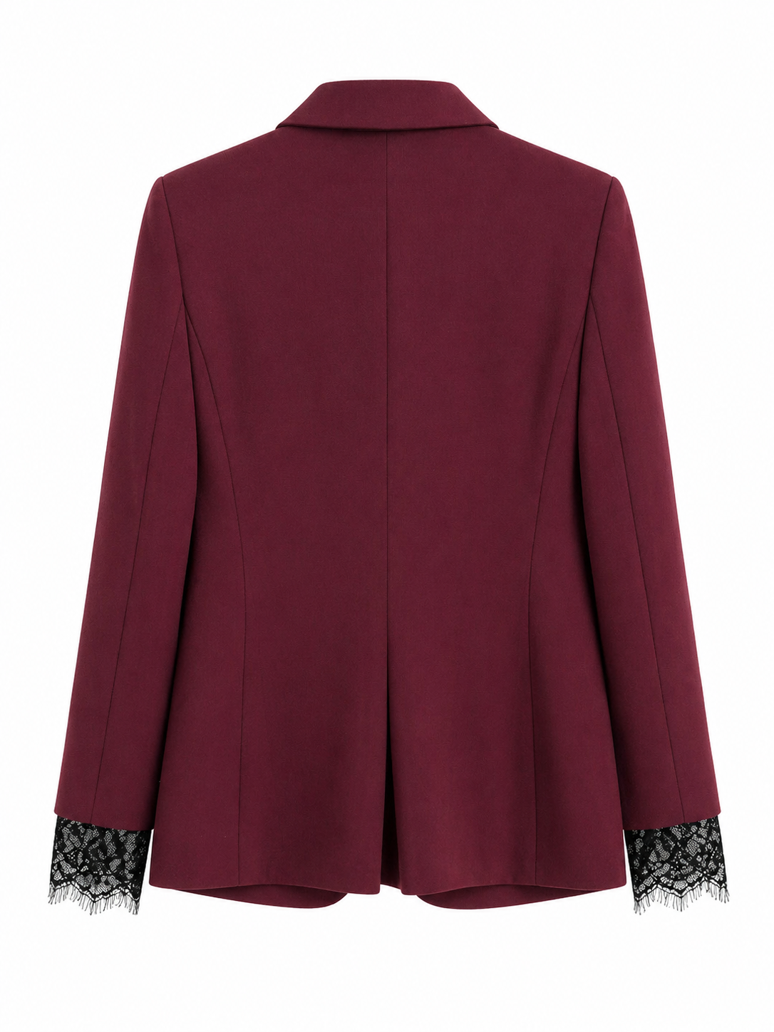 Blazer Burdeos detalla encaje