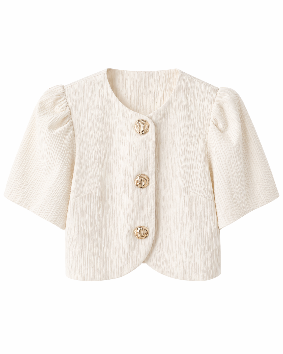 Camisa beige botones