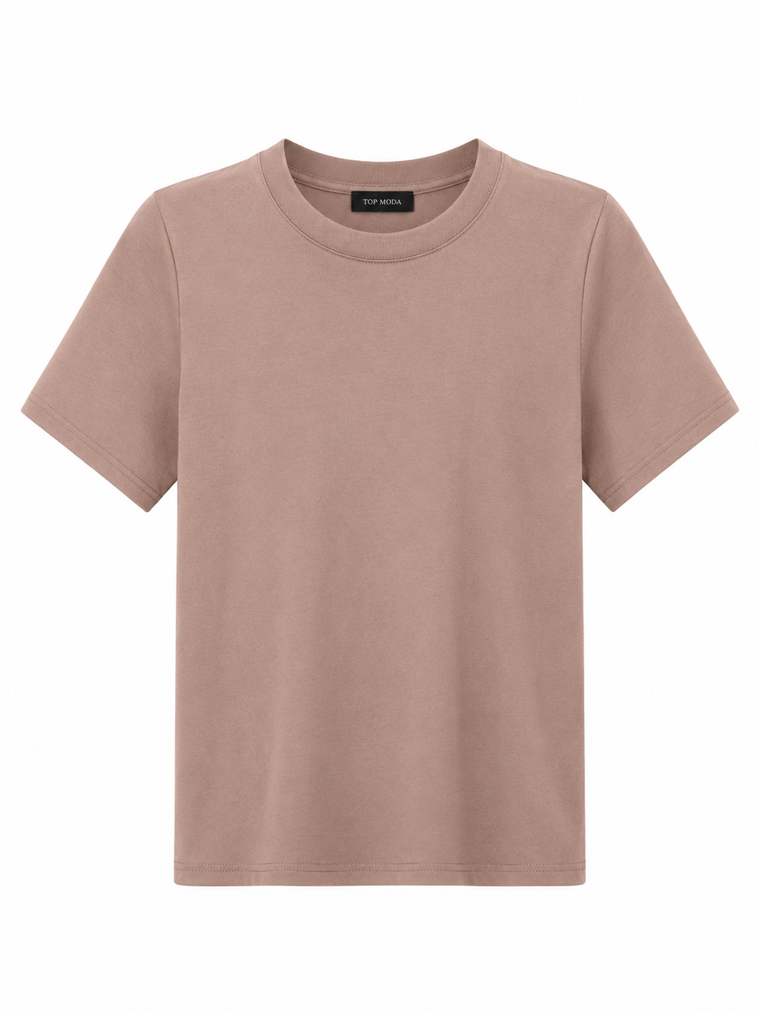 Camiseta mangas cortas marrón