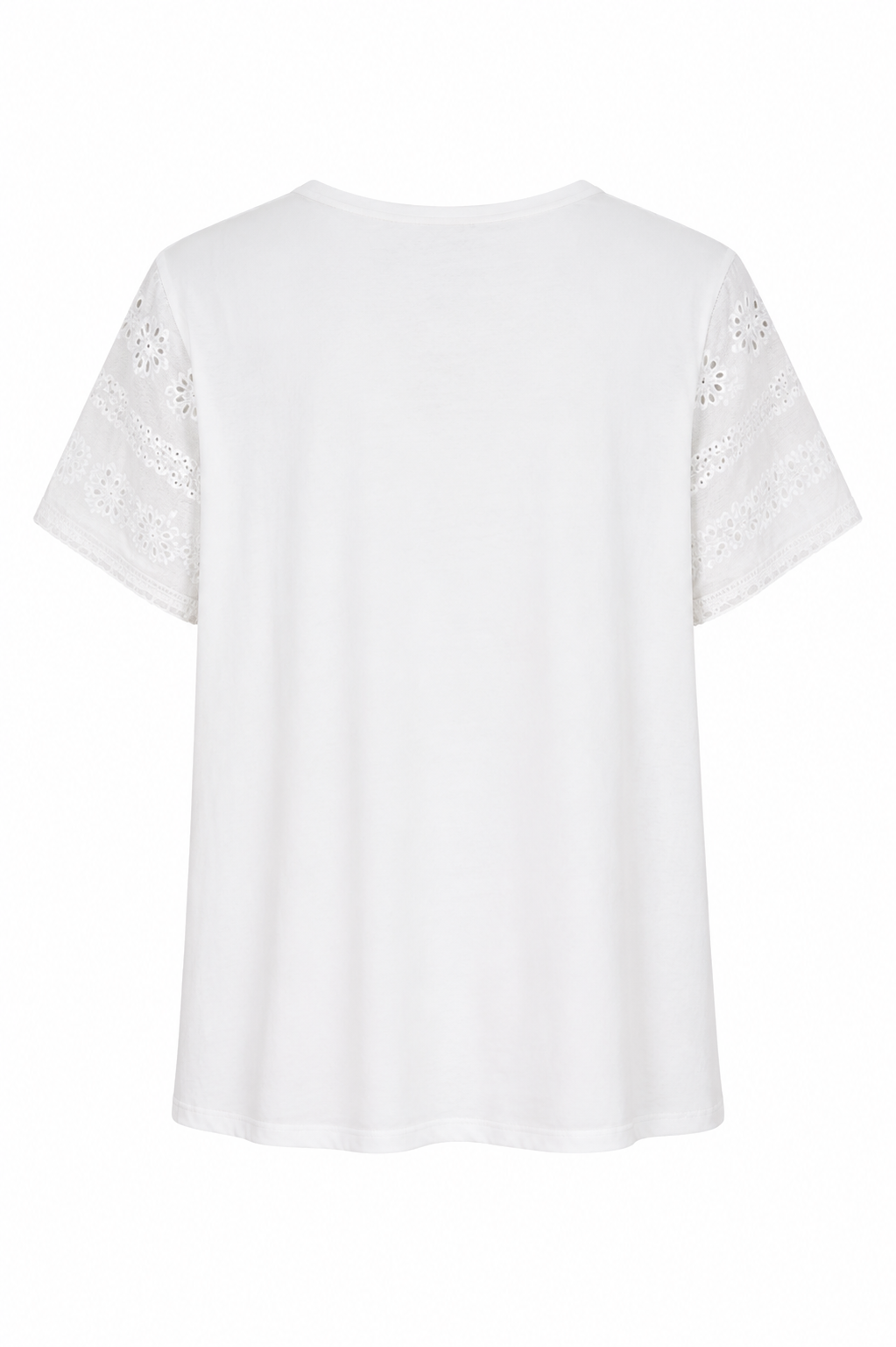 Camiseta perforada blanca