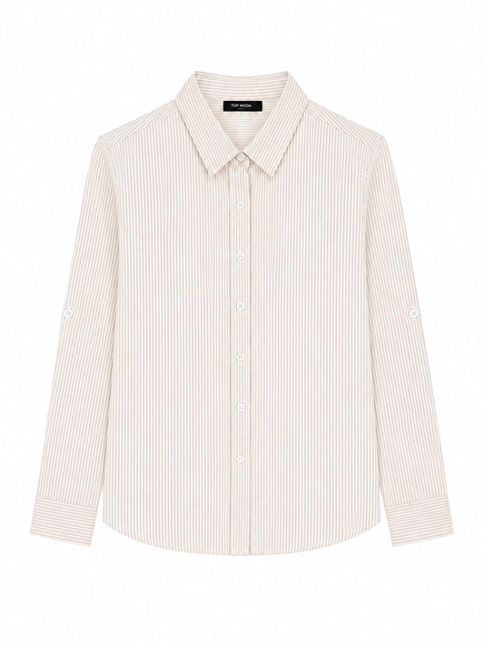 Camisa rayas mostaza