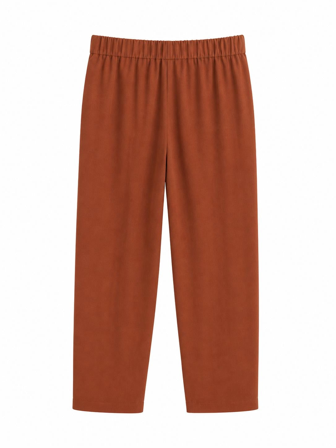 Pantalón pinza teja