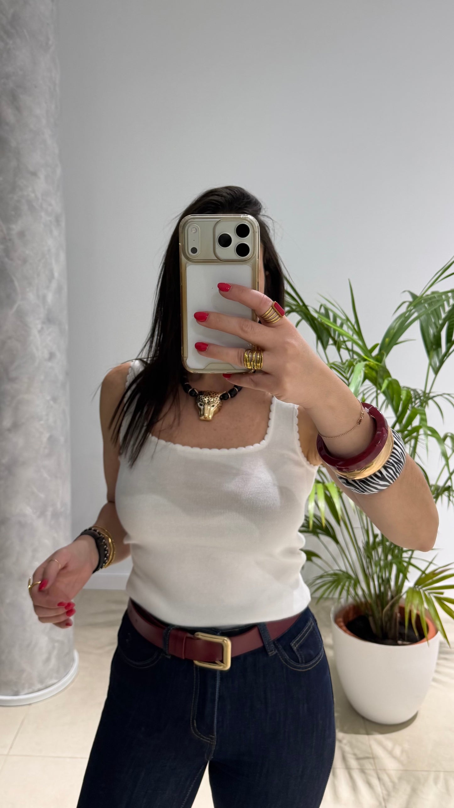 Top blanco