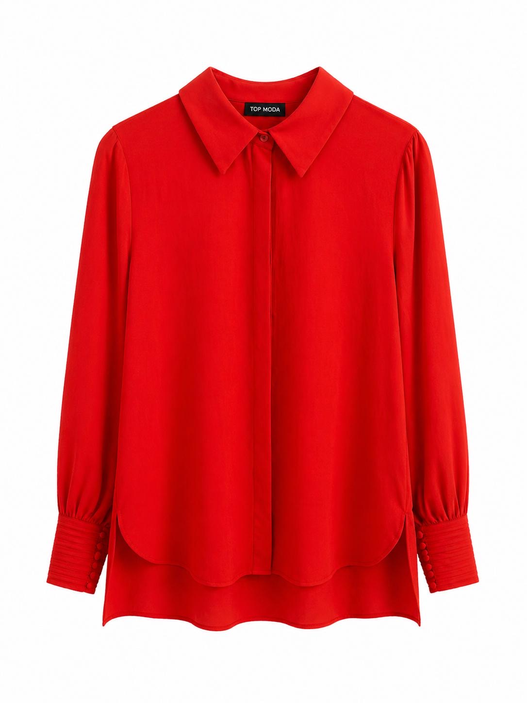Camisa naranja flúor