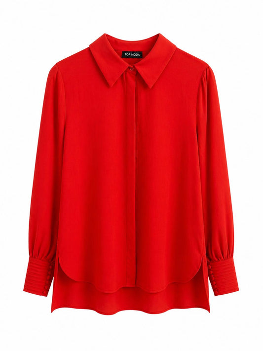 Camisa naranja flúor