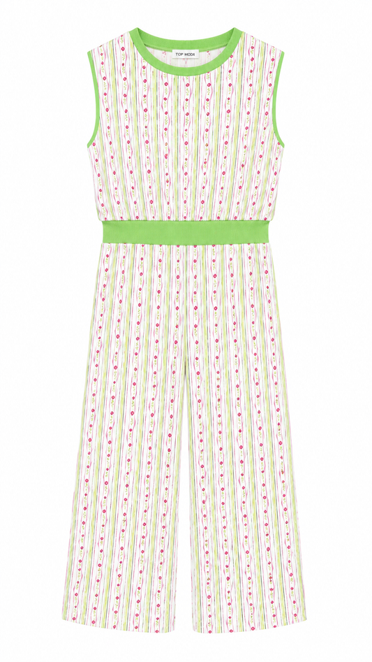 Conjunto estampado verde