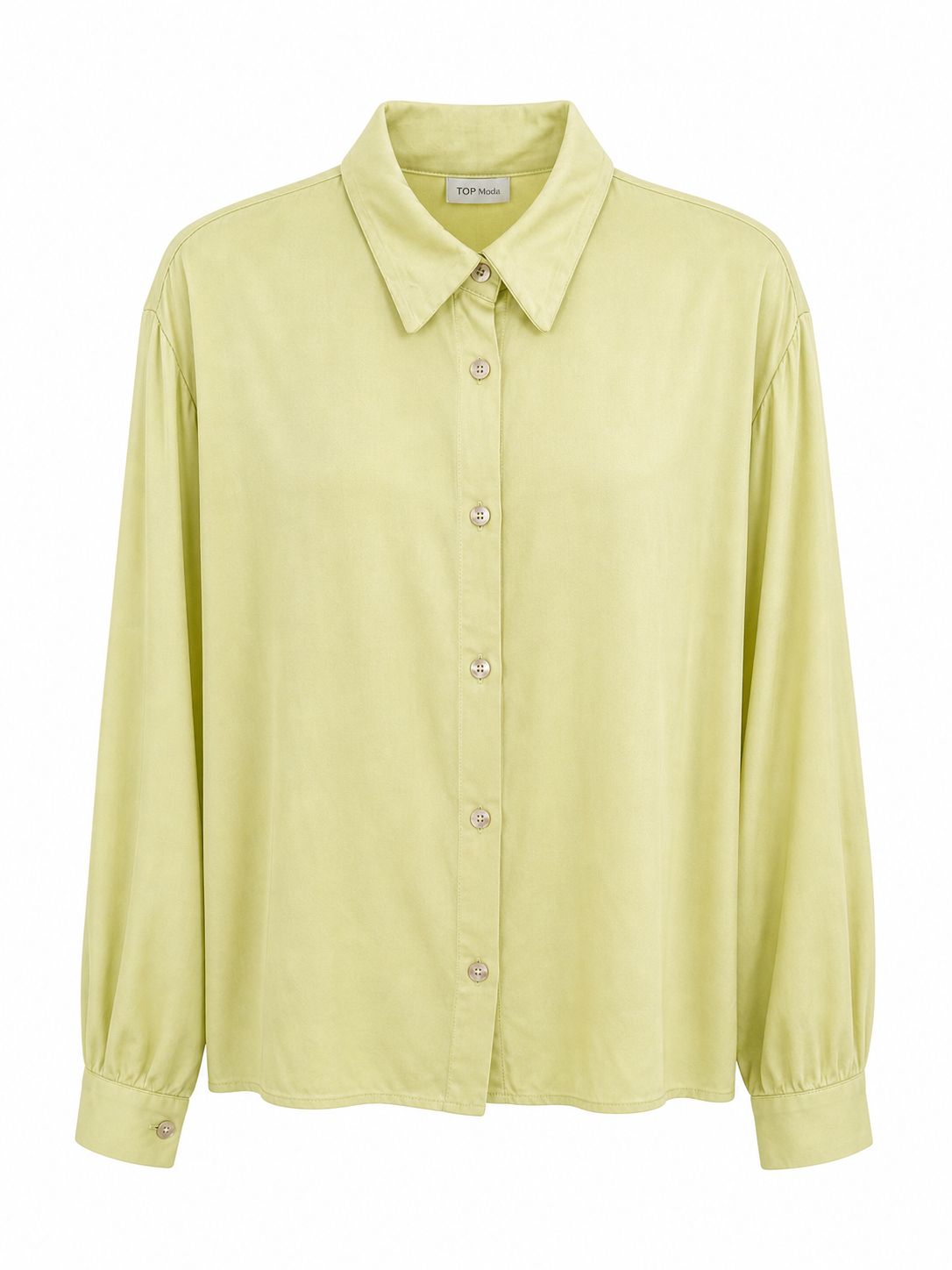 Camisa verde satinada