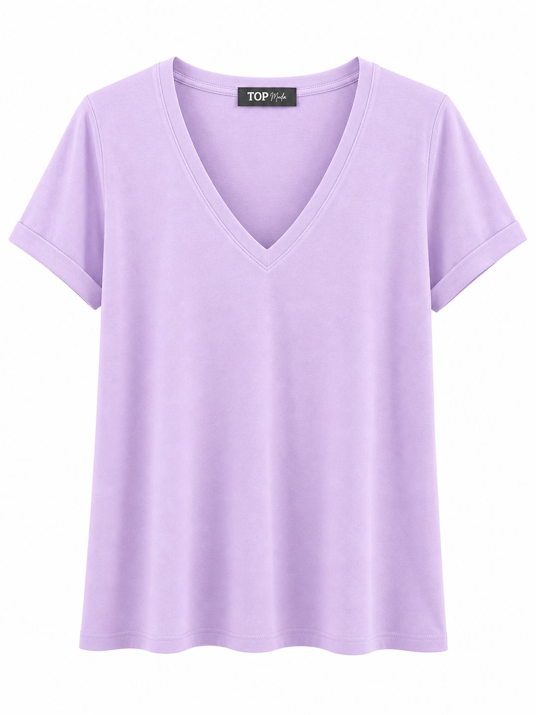Camiseta lisa malva