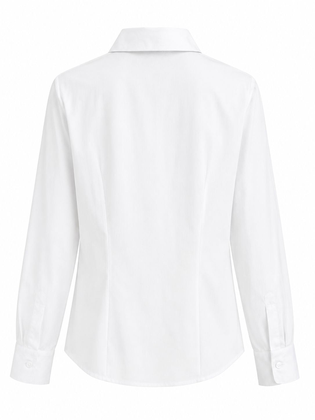 Camisa blanca de pinzas