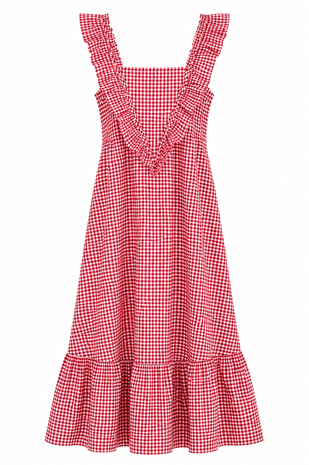 Vestido bichí rojo