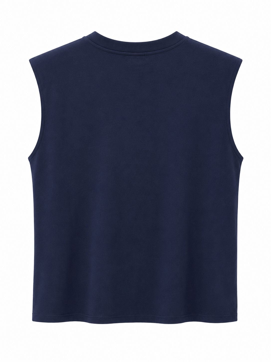 Camiseta azul hombreras