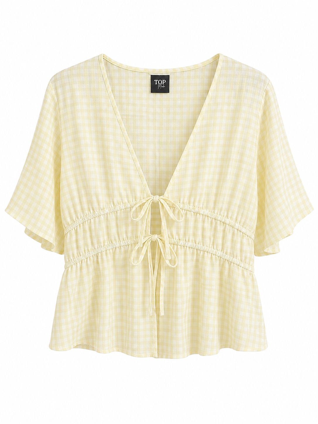 Camisa cuadros amarilla