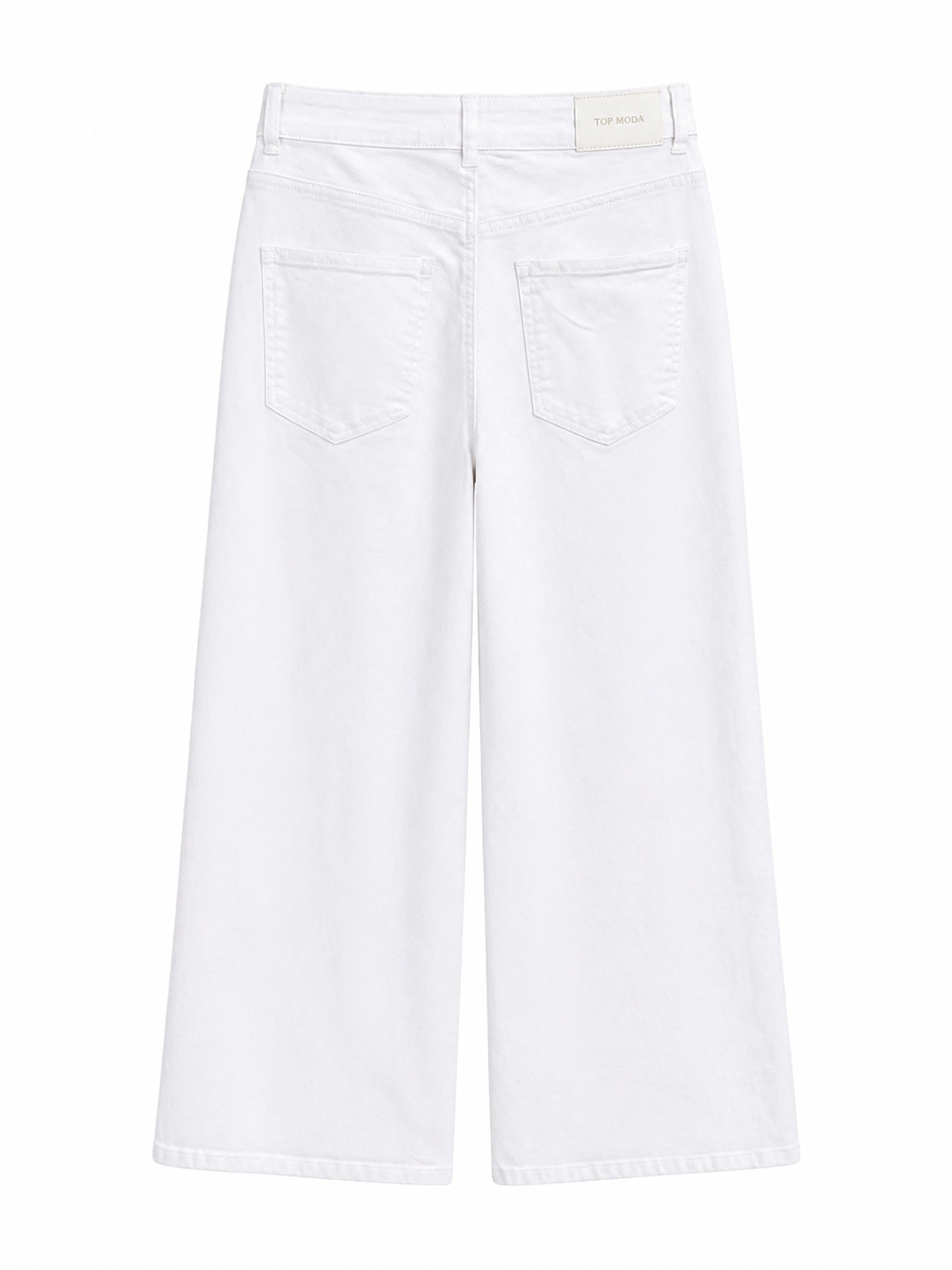 Pantalón vaquero blanco ancho