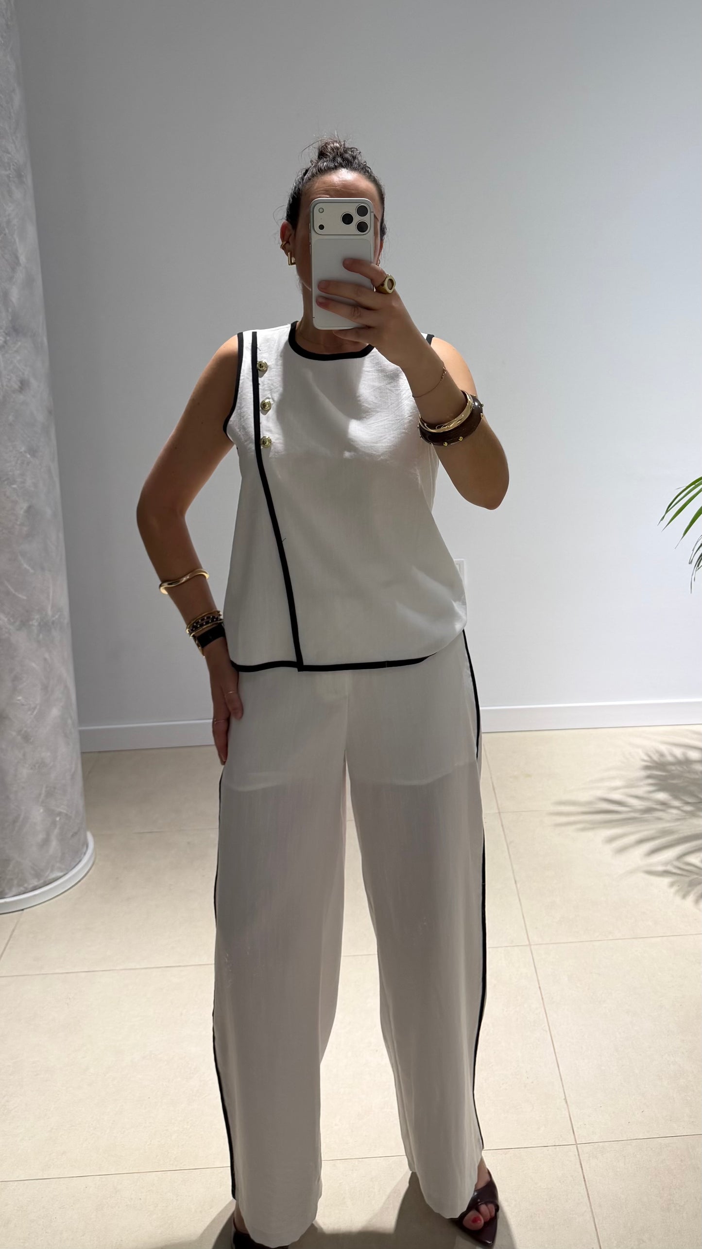 Conjunto b&n botones