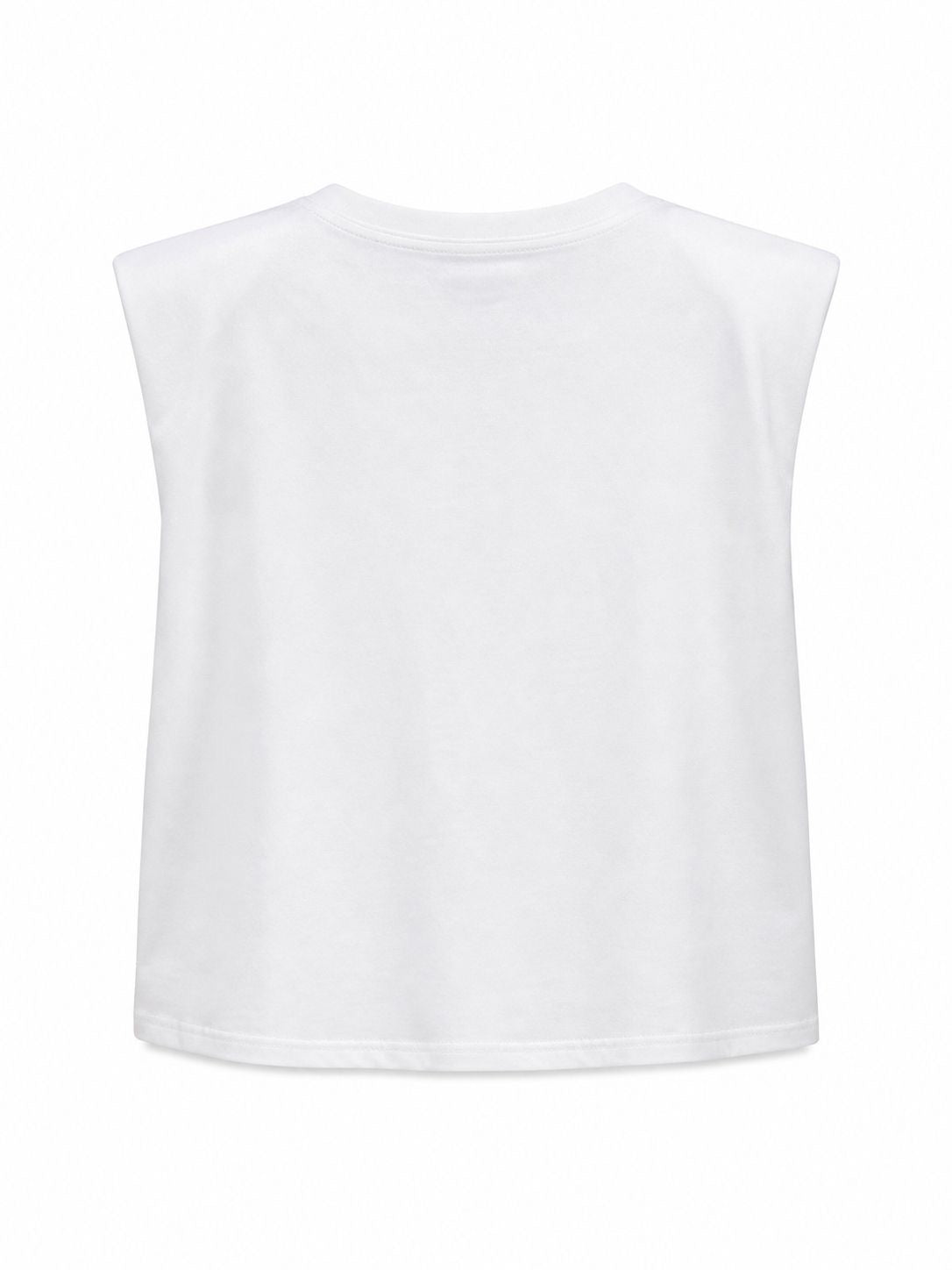 Camiseta blanca brillos