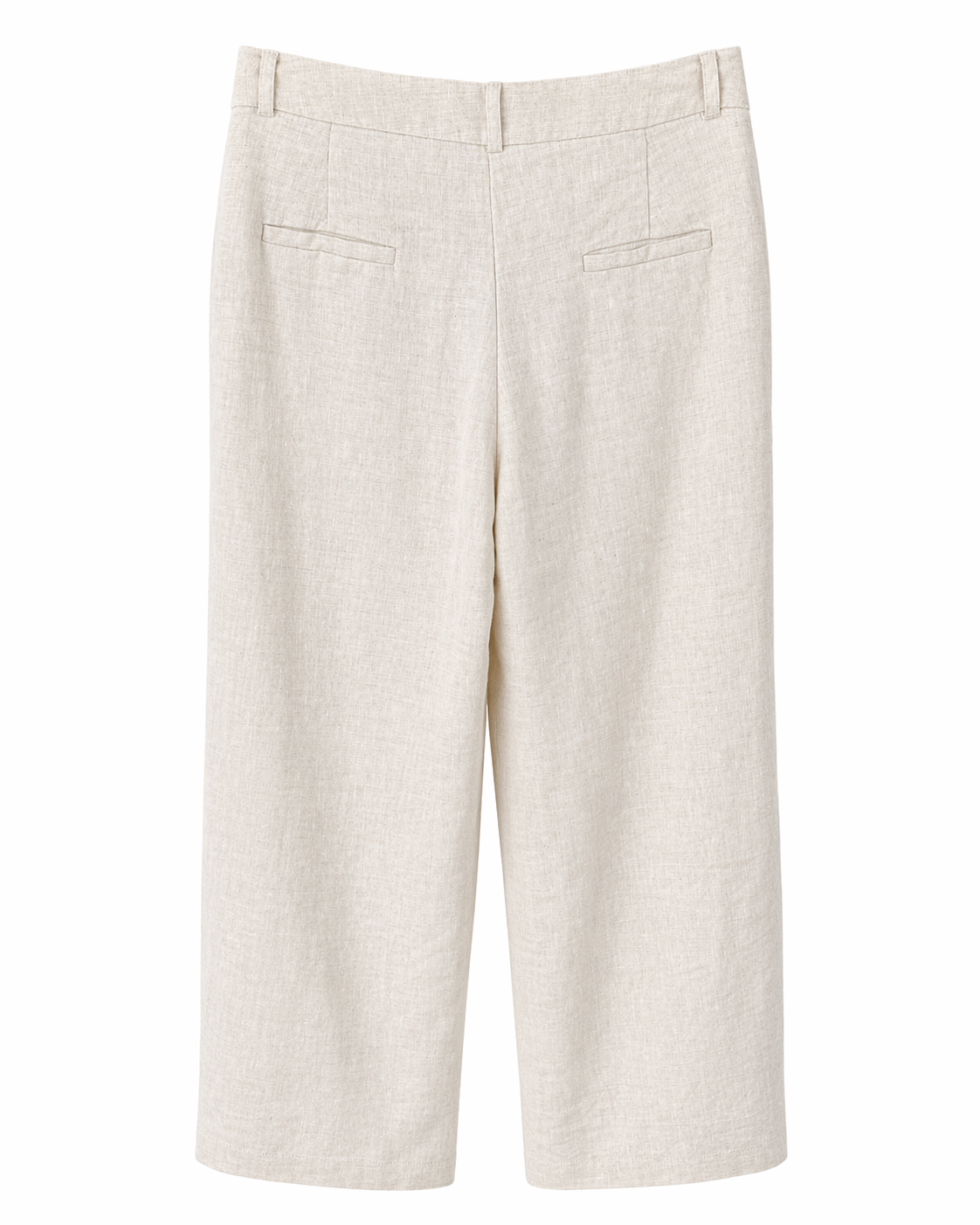 Pantalón de lino beige
