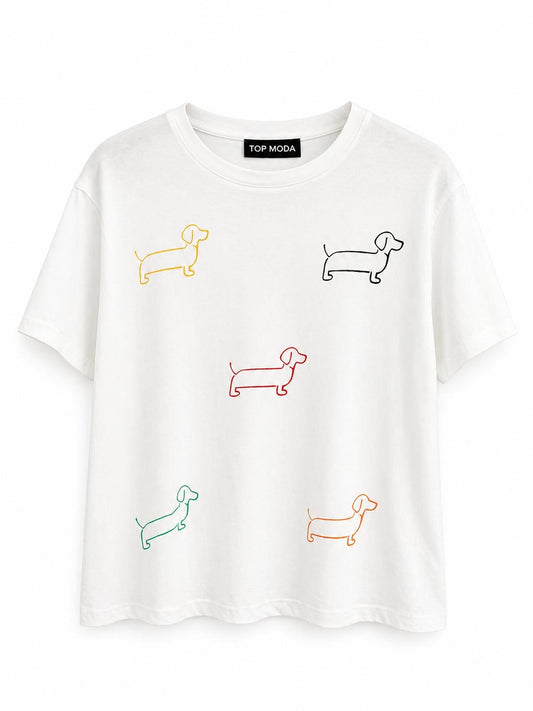 Camiseta perros salchichas