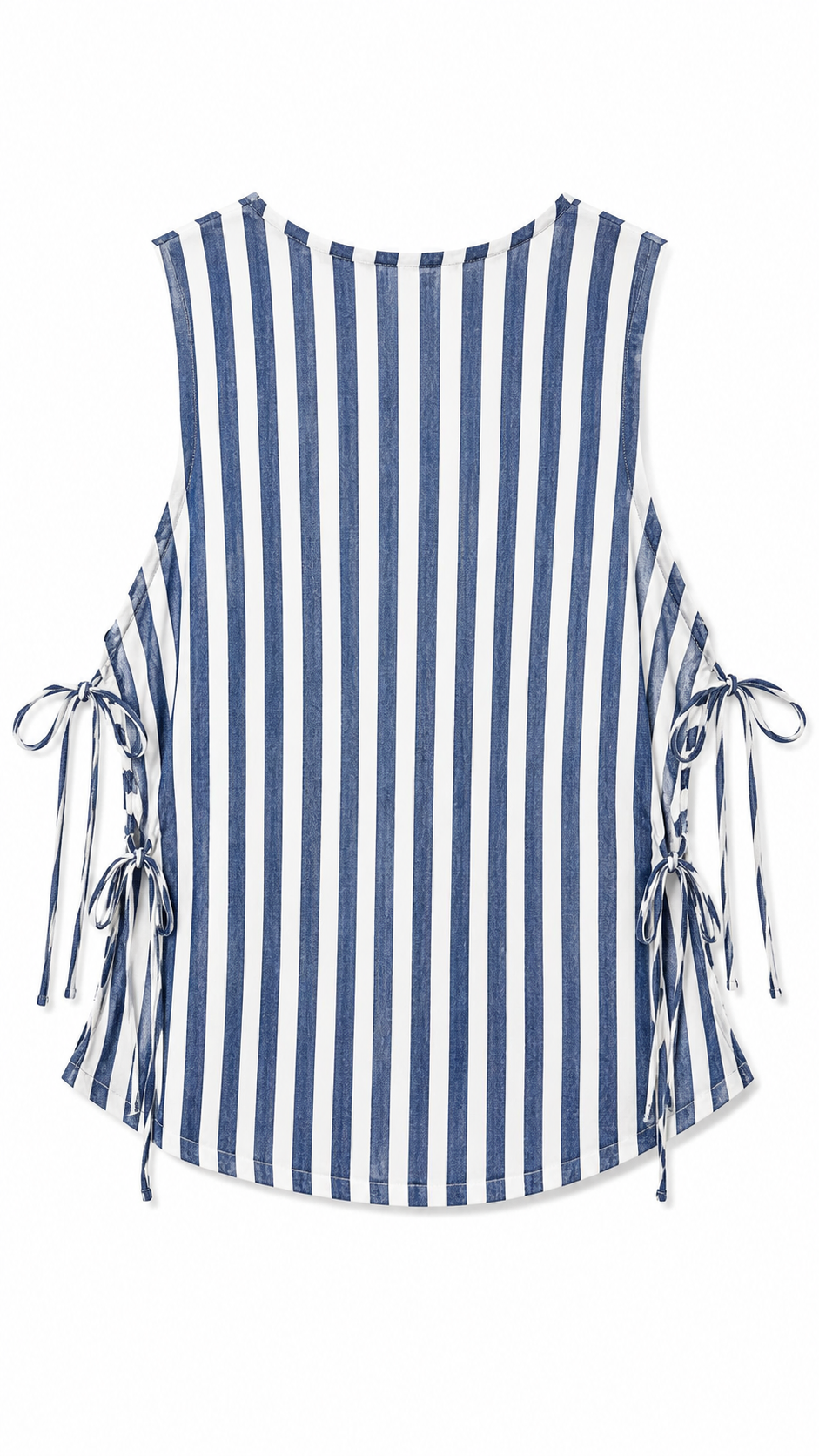 Chaleco rayas azul
