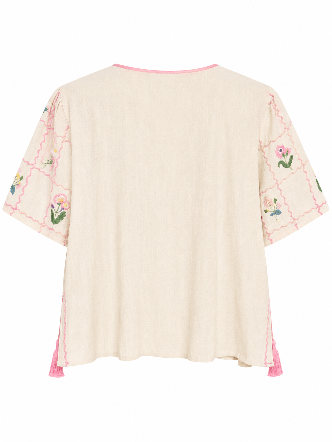 Conjunto beige estampado