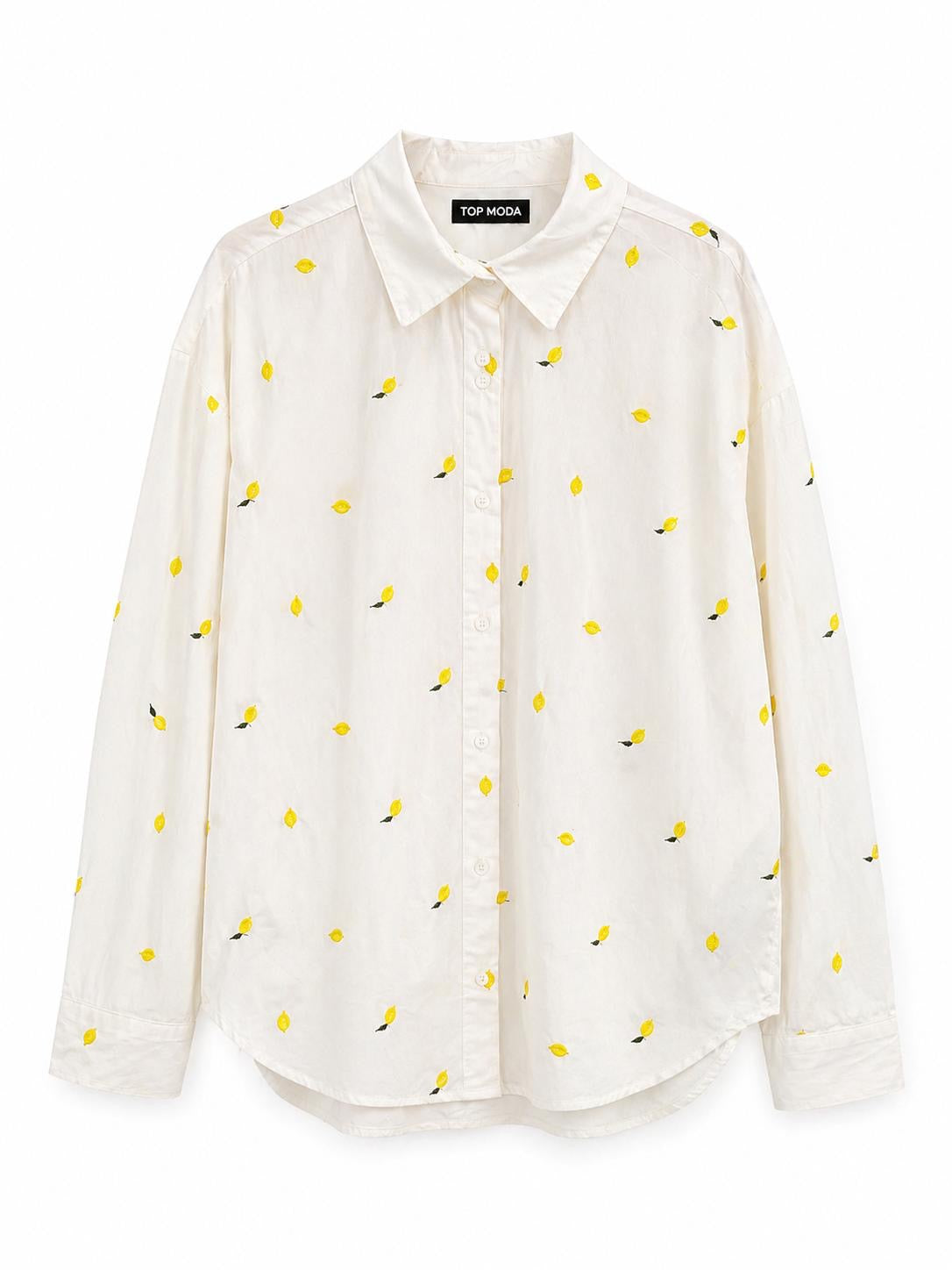 Camisa blanca limones