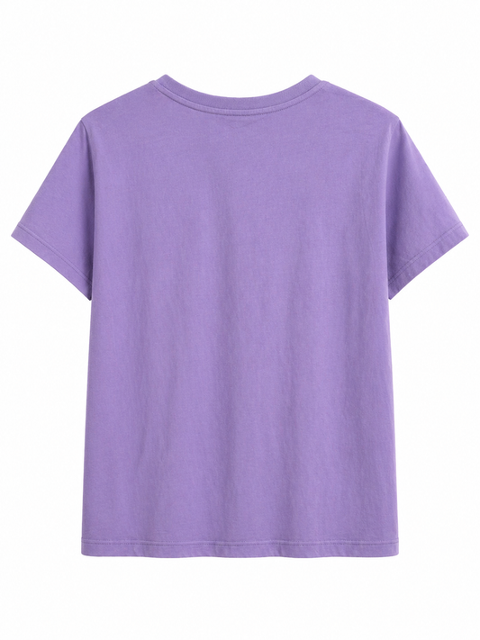 Camiseta morada