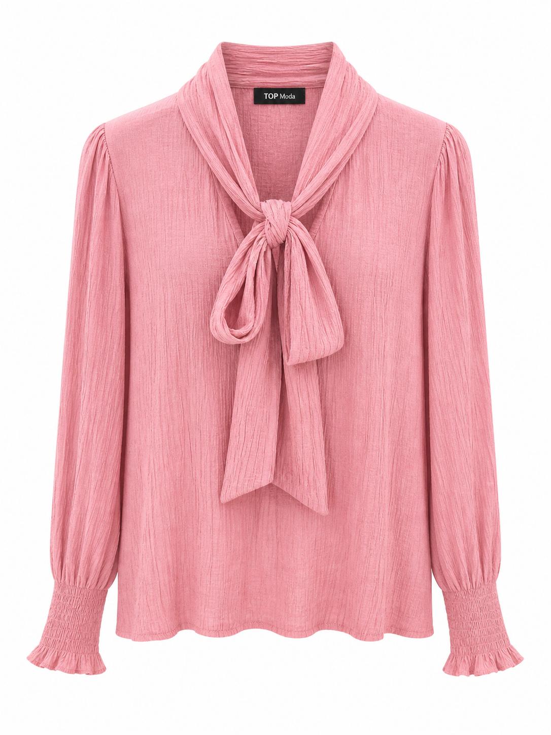 Camisa lazada rosa fucsia