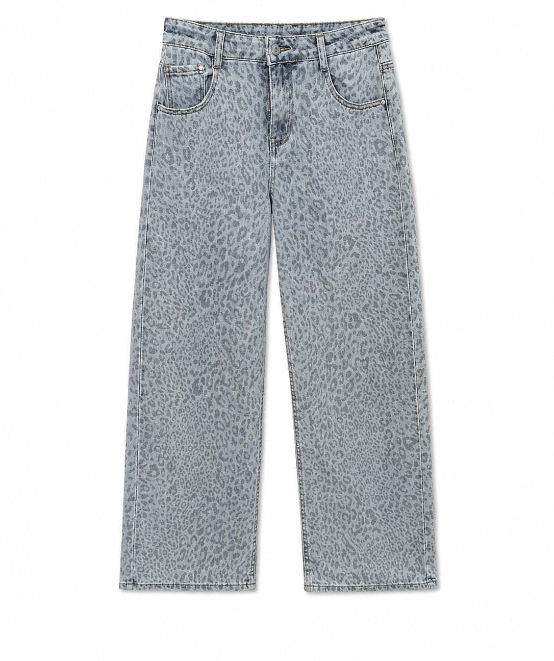 Vaquero gris animal print