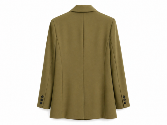 Blazer verde oliva cruzada