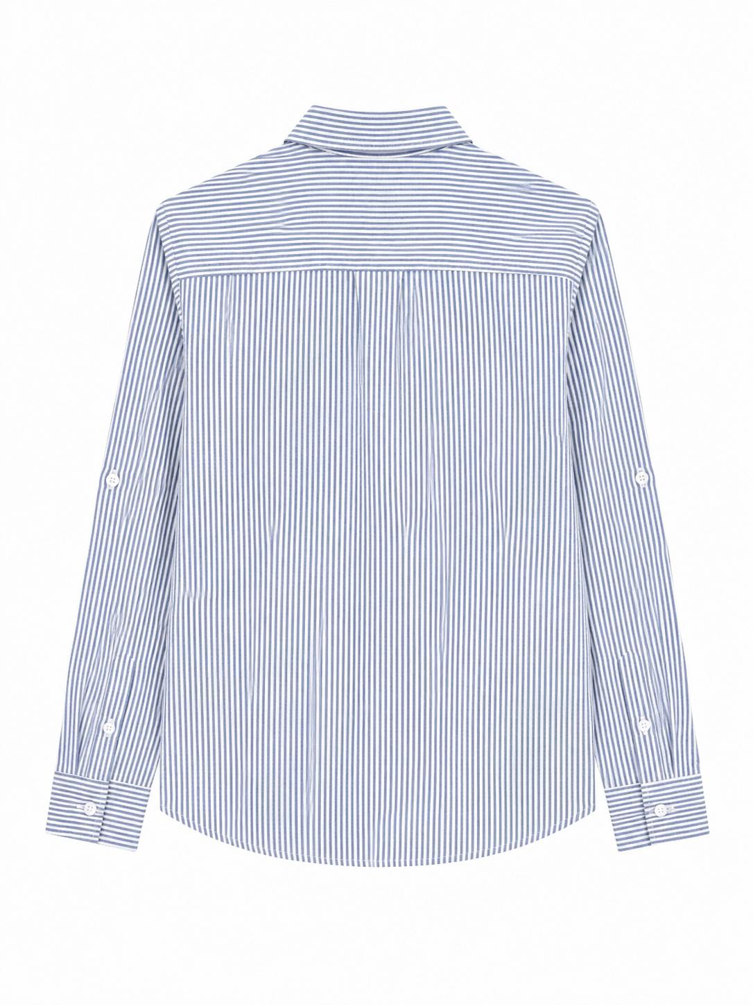 Camisa azul de rayas